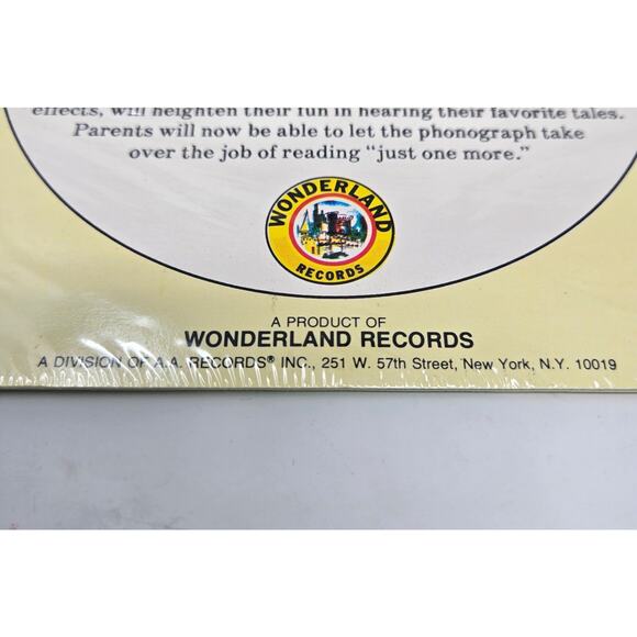 Puff The Magic Dragon Read & Hear 7" Record Book A Little Wonderland 1965 Sealed - Picture 4 of 5